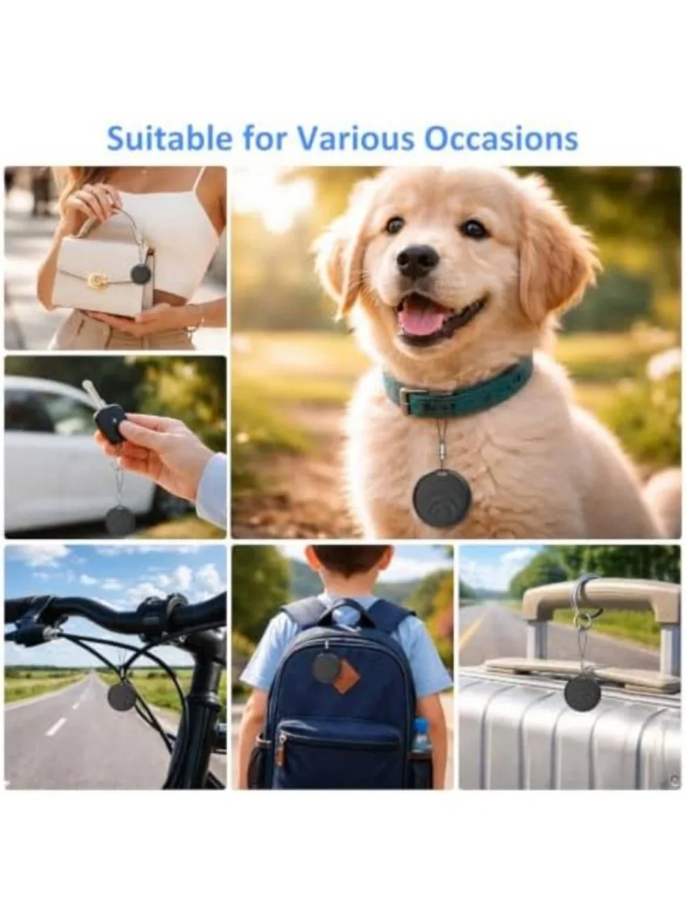 Smart Bluetooth Tracker Tags for iOS & Android - Find Lost Items Easily